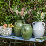 handled ceramic urns