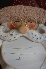 Santa Painted Wooden Head Wall Decor 14.5"H, Multi-Color Distressed Christmas Accent By Kalalou