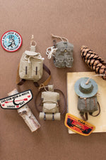 Kalalou Backpack Christmas Ornaments – Set of 4 Festive Tree Decorations