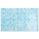 Cozy Living Doormat – Watercolor Blues Design, 21" x 33", Soft-Touch Fabric with Non-Slip Backing for Entryway Charm
