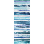 Cozy Living Sapphire Stripes Runner Rugs – Stylish, Durable Runners with Bold Blue Stripes for a Modern Touch in Any Hallway or Space