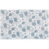 Blue Poppies Decorative Doormat – 21"x33" Vibrant Floral Entry Rug