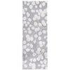 Cozy Living Silver Dollar Floral Runner Rug – Elegant Botanical Hallway & Entryway Accent Carpet, 21"X54"