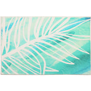 Tropical White Palm Doormat – 21