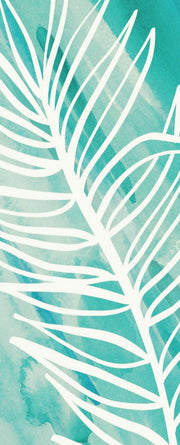 Cozy Living White Palm Runner Rug – Tropical-Inspired Accent Rug for Hallways, Entryways, and Narrow Spaces, 21