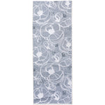 Cozy Living Runner Rug – Field of Poppies Design, 21" x 54", Floral Pattern in Warm Reds on Soft Low-Pile with Non-Slip Backing