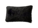 Longwool Sheepskin Lumbar Cushion 11" x 22" Butterscotch Decorative Accent Pillow By Auskin