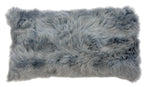 Longwool Sheepskin Lumbar Cushion 11" x 22" Butterscotch Decorative Accent Pillow By Auskin
