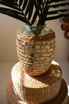 Rustic Willow Wrapped Glass Vase for Natural Home Decor