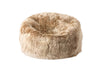 Indoor sheepskin bean bag with soft longwool finish