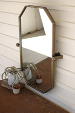 Antique Brass Framed Mirror for Contemporary Interiors