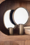 Antique Brass Tabletop Mirrors – Decorative Pair