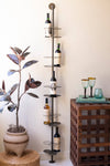 Wall Mounted Metal Wine Bottle Rack