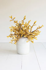 Botanica Stem Spray – 41"L Bendable EVA Foam Floral Accent in Yellow, Set of 6 by Kalalou