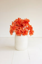 Botanica Stem Spray – 32"L Bendable EVA Foam Floral Accent in Orange, Set of 6 by Kalalou