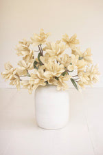 Champagne and Green Faux Floral Stem – 35" Tall Botanical Accent by Kalalou