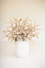 Multi Beige Green Faux Floral Stem – 36" Tall Botanical Accent by Kalalou