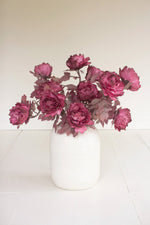 Flexible Faux Floral Stem – 51" Tall Red and Purple Botanical Accent by Kalalou