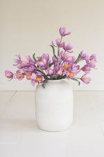 Botanica Purple Faux Flower Stem – 28" Tall Foam Design by Kalalou