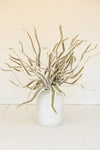 Faux grass botanical spray soft green color
