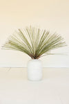 Faux wispy grass stem textured accent