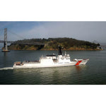 Old Modern Handicrafts USCGC Waesche WMSL-751 30-inch Handcrafted Wooden Ship Model - Cedar, Mahogany, Teak