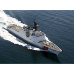 Wooden Maritime Ship Model - USCGC Waesche Custom Handcrafted 30 Inch