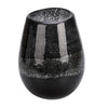 Vickerman CM194008 8" Blackberry Round Glass Vase