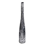Vickerman CM195023 23" Charcoal Swirl Glass Vase