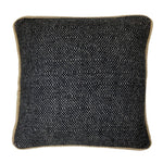 Recycled Wool Blend Square Cushion 20"x20" – Two-Tone Decorative Pillow for Indoor Use by Auskin