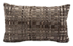 Cowhide Cushion TWEED Lumbar – Modern Hair-on-Hide Accent Pillow 20" by Auskin