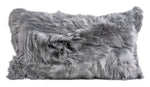 Indoor Decorative Cushion Alpaca Suri Wool Front With Woven Alpaca Back 24" W x 13" H By Auskin