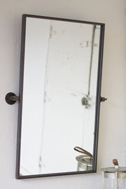 Gunmetal Wall Mirror – Adjustable Tilt Arm Mirror