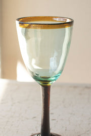 Artisan Glass Wine Stemware – Transparent Recycled Design