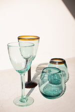 Unique Bubble Glass Wine Set – Handmade Drinkware