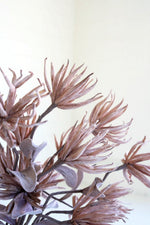 Spiky Faux Bloom Stems in Warm Gold Finish