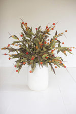 Decorative Faux Leaf Spray – 36" Tall Eucalyptus Stem by Kalalou