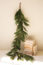 Faux Fir Garland – Artificial Evergreen Holiday Decor by Kalalou