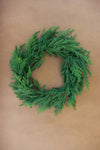 Faux Fir Wreath – 22" Christmas Greenery by Kalalou