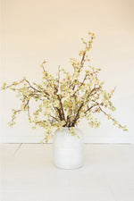 Botanica Light Yellow Blossom Spray 51" H Artificial Botanical Decor by Kalalou