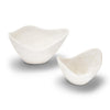 Two's Company CSR006-S2 Set of 2 Archipelago White Cloud Organic Shaped Bowl