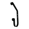 Single Wall Coat Hook Black Wrought Iron Organizer