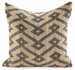 Square Pillow 20"x20" – Wool/Silk Blend, Decorative Sofa & Bed Cushion by Auskin