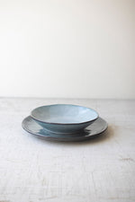 Blue Ceramic Tableware Set – 12-Piece Plates and Bowls by Kalalou