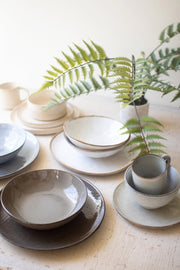 Stonewash Ceramic Dinner, Salad & Cereal Bowls – Kalalou
