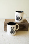 dog skeleton mug