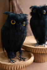 realistic owl figurine