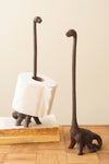Dinosaur Paper Towel Holder – Cast Iron Countertop Kitchen Decor