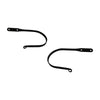 Plain Wrought Iron Curtain Tie Backs Set