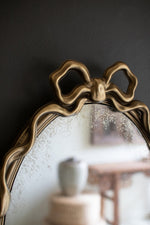 Kalalou Gold Wall Mirror – Decorative Antique Glass Accent